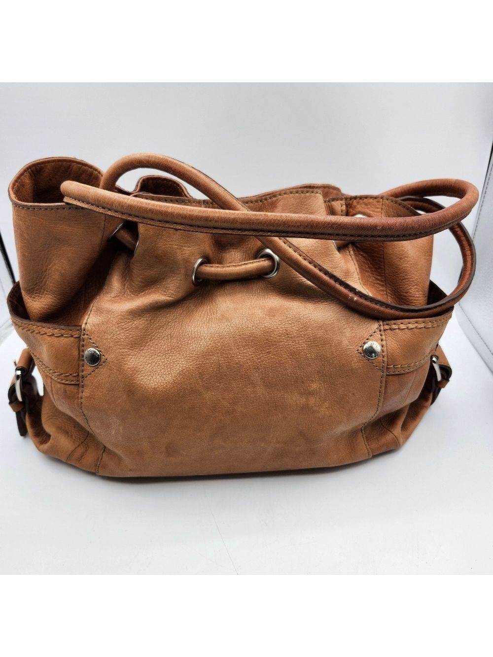 Fossil Brown Leather Shoulder Bag
